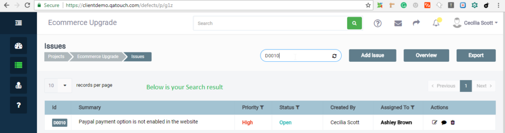 Search Page