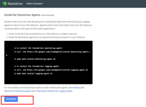 Install stack driver agents