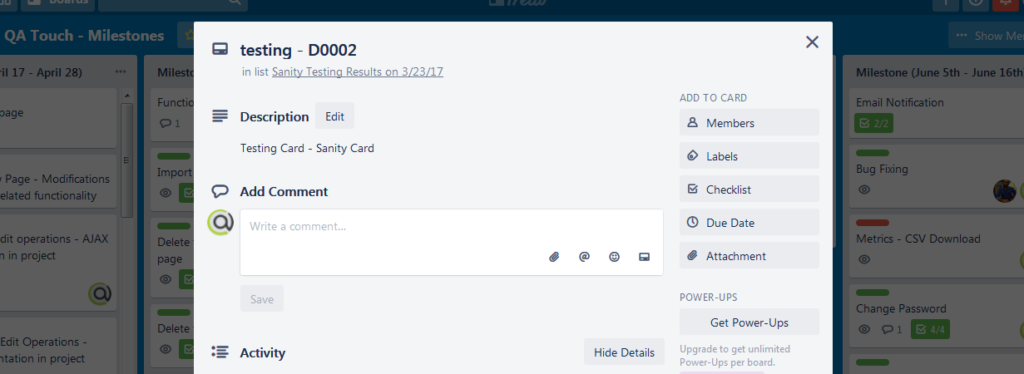 Issues in Trello - Step 3