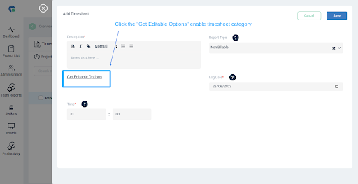 Free Timesheet Tracking