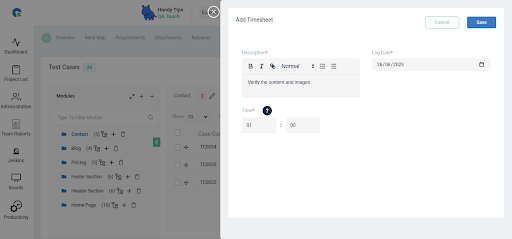 Free Timesheet Tracking