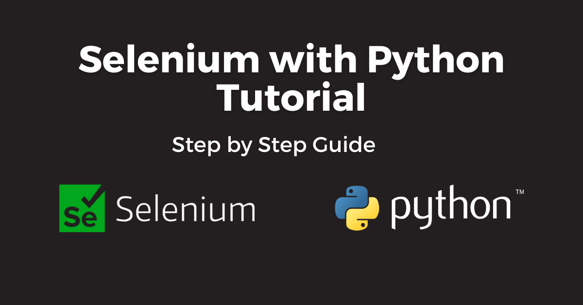 Selenium with Python