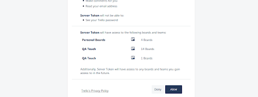 QA Touch Trello 