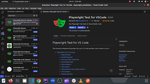 Playwright Test Cases