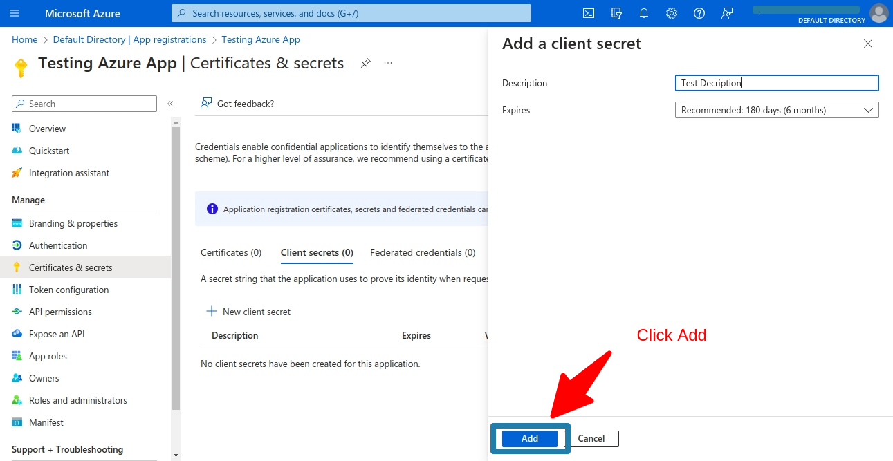 add a client