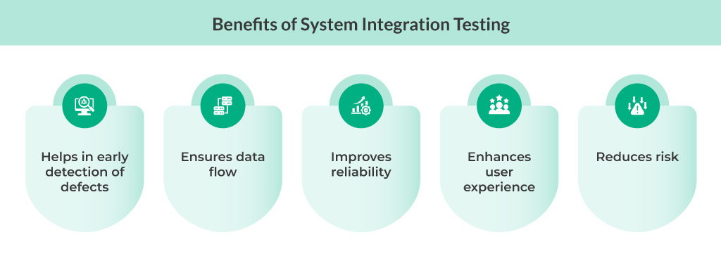 Benefits in system integration testing 