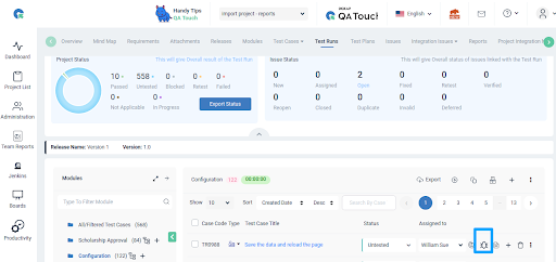 QA Touch click up 7 