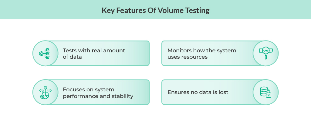 Key Features of Volume Testing 